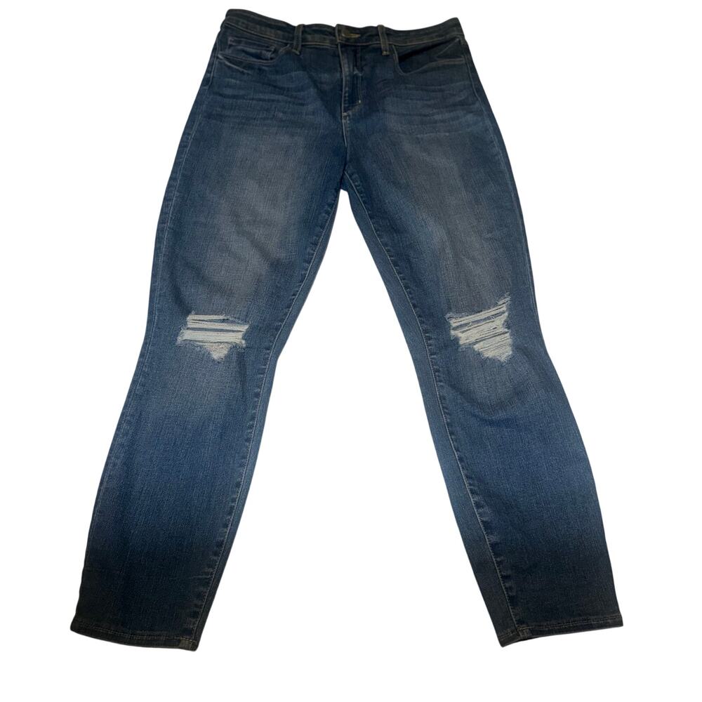 l’agence women’s high rise distressed skinny jeans